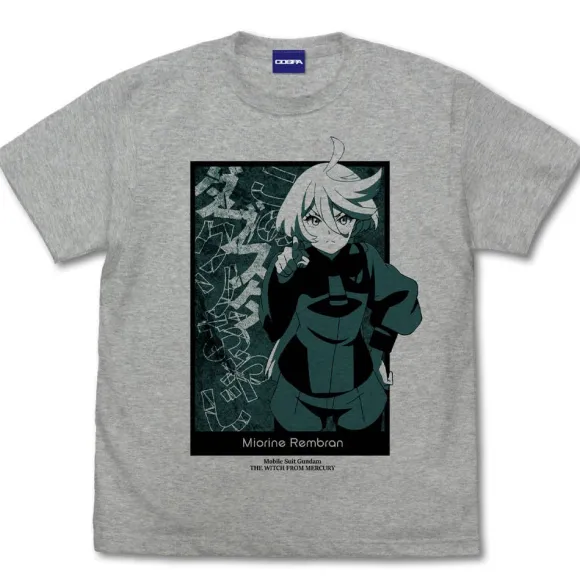 Mobile Suit Gundam The Witch From Mercury: Miorine You Hypocritical Loser of a Father T-shirt MIX GRAY XL