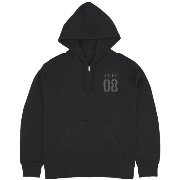 Mobile Suit Gundam 08th MS Platoon: Zip Hoodie / Black-XL