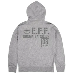 Mobile Suit Gundam 08th MS Platoon: Zip Hoodie / Mix Gray-XXL