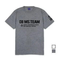 Mobile Suit Gundam 08th MS Platoon: 08th MS Platoon Heavyweight T-Shirt / Mix Gray-XL