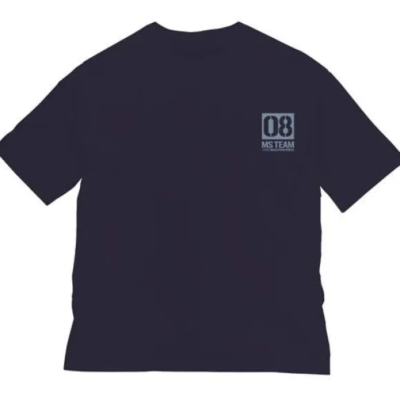 Mobile Suit Gundam 08th MS Platoon: 08th MS Platoon Big Silhouette T-Shirt / Navy-XL