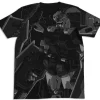 Mobile Suit Gundam Thunderbolt Full Armor Gundam All Print T-shirt Black XL