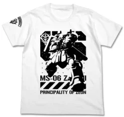 Mobile Suit Gundam Thunderbolt Thunderbolt Version Zaku T-shirt White M