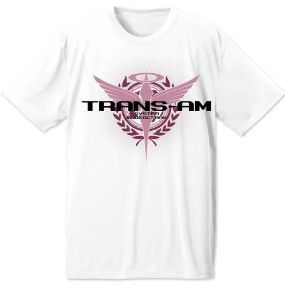 Mobile Suit Gundam 00: Trans-Am Dry T-shirt White - M