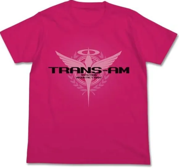 Mobile Suit Gundam 00 Trans-Am T-shirt Tropical Pink XL