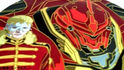 Mobile Suit Gundam Unicorn: Engraving Metal Art Sticker 2 Full Frontal & Sinanju