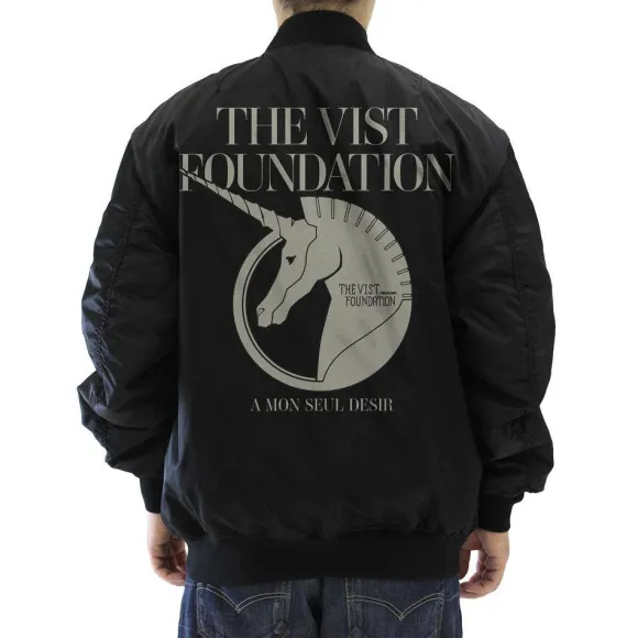 Mobile Suit Gundam Unicorn: Vist Foundation MA-1 Jacket Black M