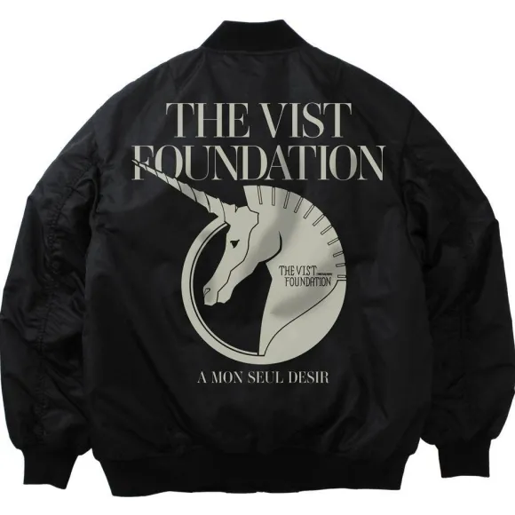 Mobile Suit Gundam Unicorn: Vist Foundation MA-1 Jacket Black M