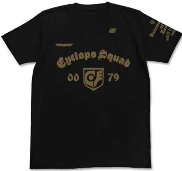 Mobile Suit Gundam 0080 War In The Pocket: Cyclops Squad T-Shirt / Black-L