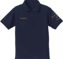 Mobile Suit Gundam 0080: War in the Pocket: Cyclops Team Polo Shirt : Navy-XL