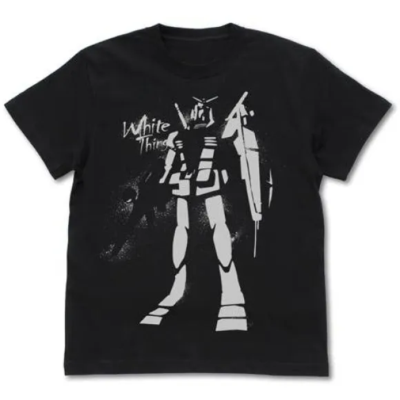 Mobile Suit Gundam: White Thing of The Union T-shirt: Black - L