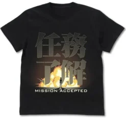 Mobile Suit Gundam Wing: Mission Accepted T-shirt / Black - S