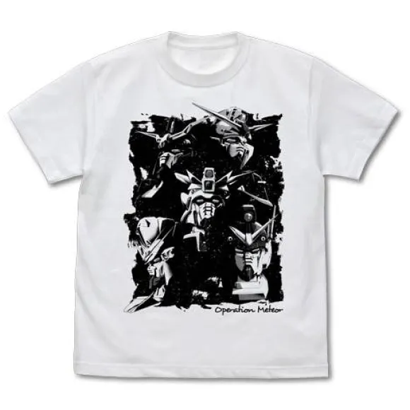 Mobile Suit Gundam Wing Operation Meteor MS T-shirt White XL
