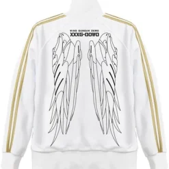 Mobile Suit Gundam Wing W Gundam Zero Jersey White x Gold XL