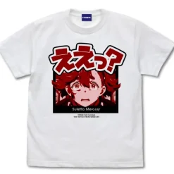 Mobile Suit Gundam Witch Of Mercury: Sletta Huh? T-Shirt / White-Xl