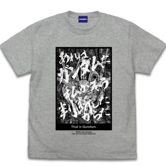 Mobile Suit Gundam Witch Of Mercury: That's Gundam T-Shirt / Mix Gray-Xl