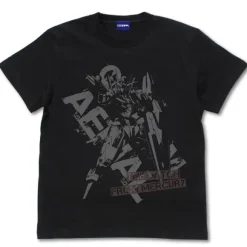 Mobile Suit Gundam Witch Of Mercury: Gundam Aerial T-Shirt / Black-M
