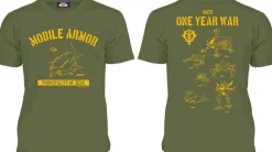 Mobile Suit Gundam x October Beast Zeon All Mobile Armor T-shirt (XL)