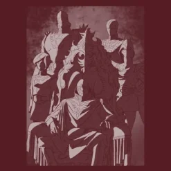 Mobile Suit Gundam: Zabi Family T-Shirt Burgundy M