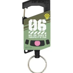 Mobile Suit Gundam Zaku Full Color Reel Keychain