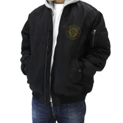 Mobile Suit Gundam: Zeon Armed Forces MA-1 Jacket Black M