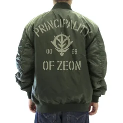 Mobile Suit Gundam: Zeon Armed Forces MA-1 Jacket Moss M