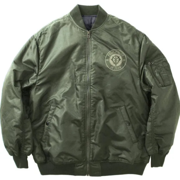 Mobile Suit Gundam: Zeon Armed Forces MA-1 Jacket Moss M