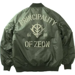 Mobile Suit Gundam: Zeon Armed Forces MA-1 Jacket Moss M