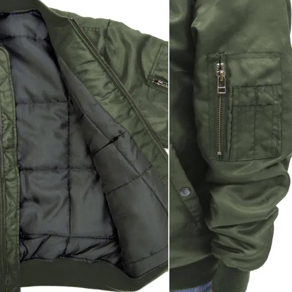 Mobile Suit Gundam: Zeon Armed Forces MA-1 Jacket Moss M