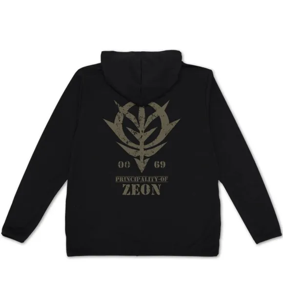 Mobile Suit Gundam: Zeon Armed ForcesThin Dry Hoodie BLACK XL