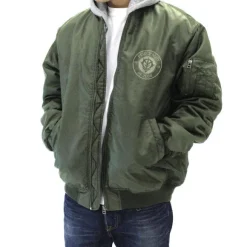 Mobile Suit Gundam: Zeon Armed Forces MA-1 Jacket Moss XL