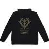 Mobile Suit Gundam: Zeon Armed Forces Thin Dry Hoodie BLACK M
