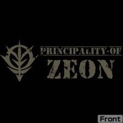Mobile Suit Gundam: Zeon Armed Forces Thin Dry Hoodie BLACK M