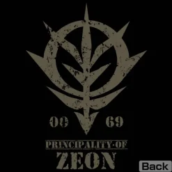 Mobile Suit Gundam: Zeon Armed Forces Thin Dry Hoodie BLACK M