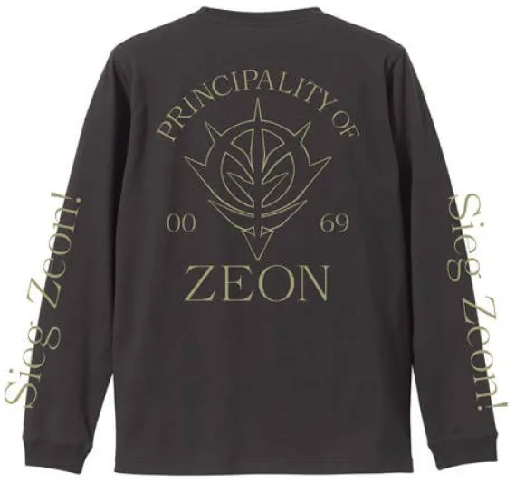 Mobile Suit Gundam: Zeon Army Long Sleeve T-Shirt / Sumi-L