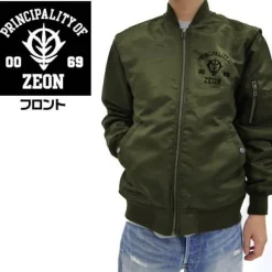 Mobile Suit Gundam: Zeon Army MA-1 Jacket: Moss - S