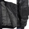 Mobile Suit Gundam: Zeon Army MA-1 Jacket: Black - L