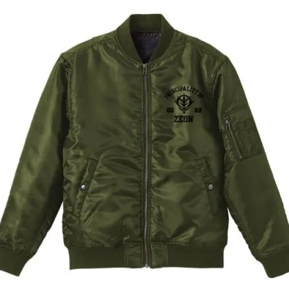Mobile Suit Gundam: Zeon Army MA-1 Jacket: Moss - L