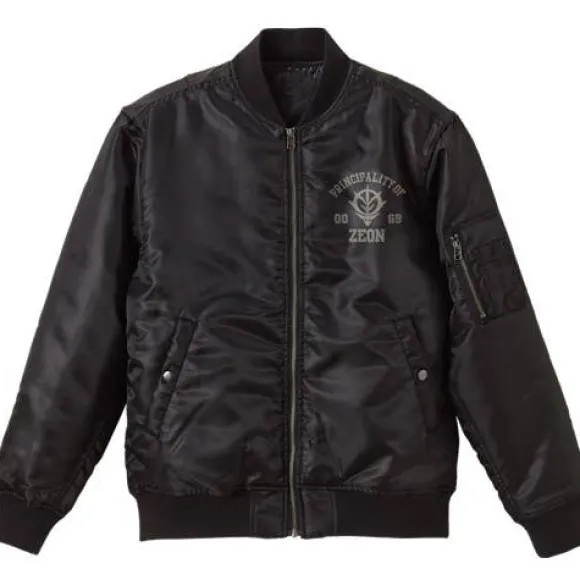 Mobile Suit Gundam: Zeon Army MA-1 Jacket: Black - M