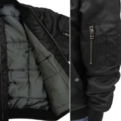 Mobile Suit Gundam: Zeon Assault Mobile Army MA-1 Jacket Black M