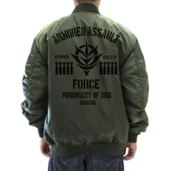Mobile Suit Gundam: Zeon Assault Mobile Army MA-1 Jacket Moss M