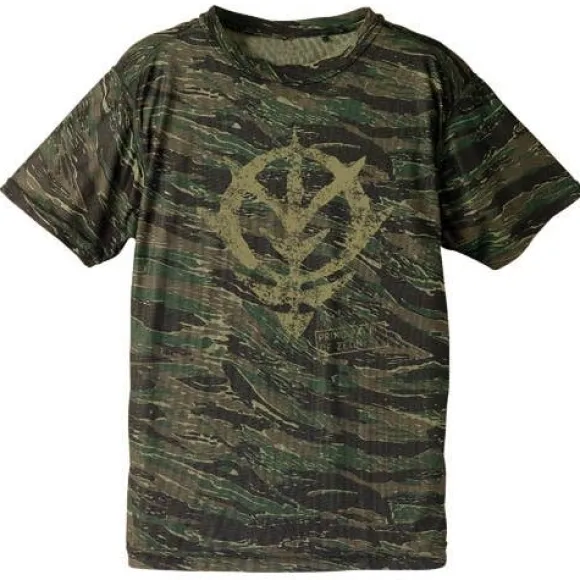 Mobile Suit Gundam: Zeon Camouflage Dry T-Shirt: Tiger-S