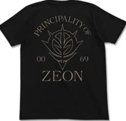 Mobile Suit Gundam: Zeon Dry T-Shirt: Black-M