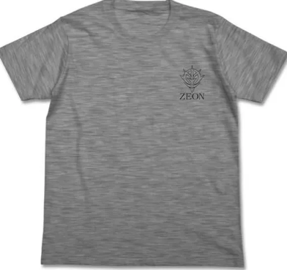Mobile Suit Gundam: Zeon Dry T-Shirt: Heather Gray-L