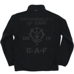 Mobile Suit Gundam: Zeon Earth Army Fleece Jacket Black XL