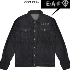 Mobile Suit Gundam: Zeon Earth Attack Force Jean Jacket: Black - L