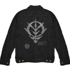Mobile Suit Gundam: Zeon Earth Attack Force Jean Jacket: Black - M