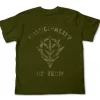 Mobile Suit Gundam: Zeon Faded Print T-Shirt / Moss-Xl