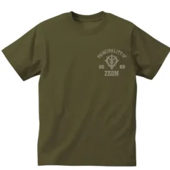 Mobile Suit Gundam: Zeon Heavyweight T-Shirt / Moss-L