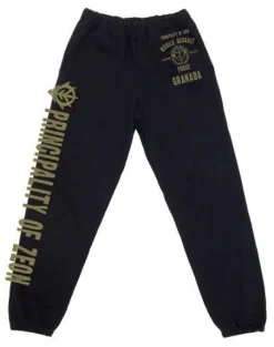 Mobile Suit Gundam: Zeon Mobile Assault Force Sweatpants / Black-Xl